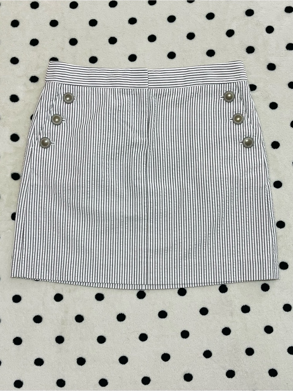 J. Crew Seersucker Sailor Mini Skirt Size 0